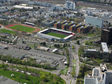 Luftbild Brita Arena und Helmut-Schön-Sportpark