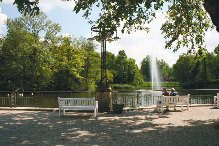 The Kurpark in Wiesbaden