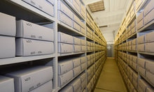 Im Stadtarchiv werden die Dokumente und Dateien sicher und geschützt aufbe