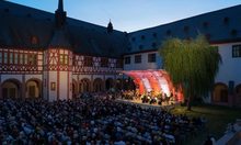 Bühne im Garten von Schloss Johannisberg