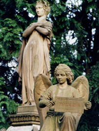 Bild Engelskulpturen auf dem Alten Friedhof