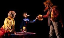 Puppenspiel - Pinocchio mit Wolf