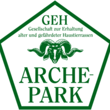Logo Archepark mit Widderkopf
