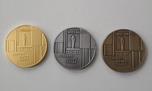 Bürgermedaillien in Gold, Silber und Bronze