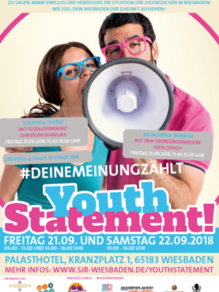 Plakat zur Veranstaltung "Youth Statement"