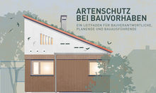 Cover Broschüre "Artenschutz bei Bauvorhaben" - gezwichetes Haus