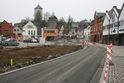 Hochwasserschutz Sonnenberg (Bauabschnitt 2, November 2014), die Straßenarbeiten in der Danziger Straße sind abgeschlossen.