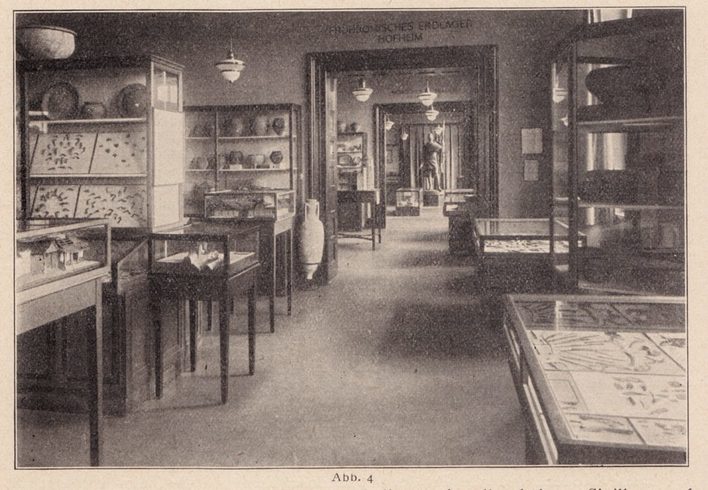 Blick in die Ausstellung von 1920.