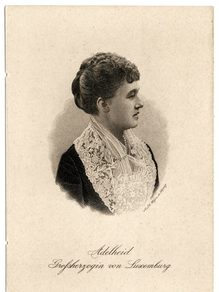 Adelheid Marie, geb. Prinzessin von Anhalt-Dessau, 1860