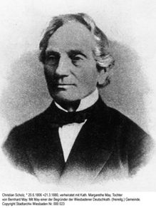Christian Scholz, um 1860