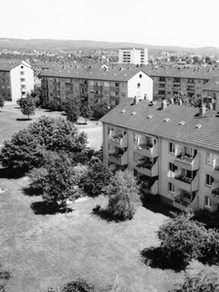 Siedlung Gräselberg, um 1970.