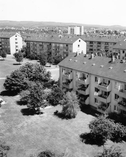 Siedlung Gräselberg, um 1970.