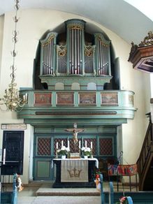 Die Orgel der evangelischen Pauluskirche in Erbenheim.
