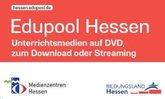 Edupool Hessen - Moderne Medien für den Unterricht