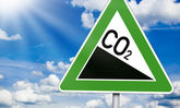 Hinweisschild: Kohlendioxid senken