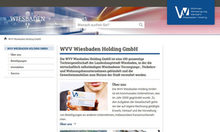 Microsite der WVV Wiesbaden Holding GmbH