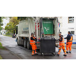 Wiesbadenaktuell: E-Müllauto in Wiesbaden auf Testfahrt