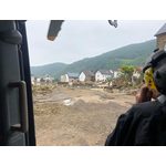 Hubschrauber Rettungseinsatz an der Ahr