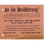 Flugblatt von Georg Buch und Hans Pulkowski: Aufruf zum Widerstand gegen die Separatisten 1923. Stadtarchiv Wiesbaden ST Nr. 125.