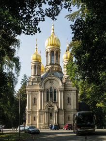ロシア正教教会は、金色のドームだからゆえに、遠くからでも視界に入るわけではない