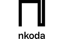"nkoda": Das Logo ins weiß und mit schwarzer Schrift.