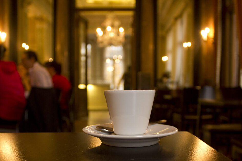 Кафене в Literaturhaus