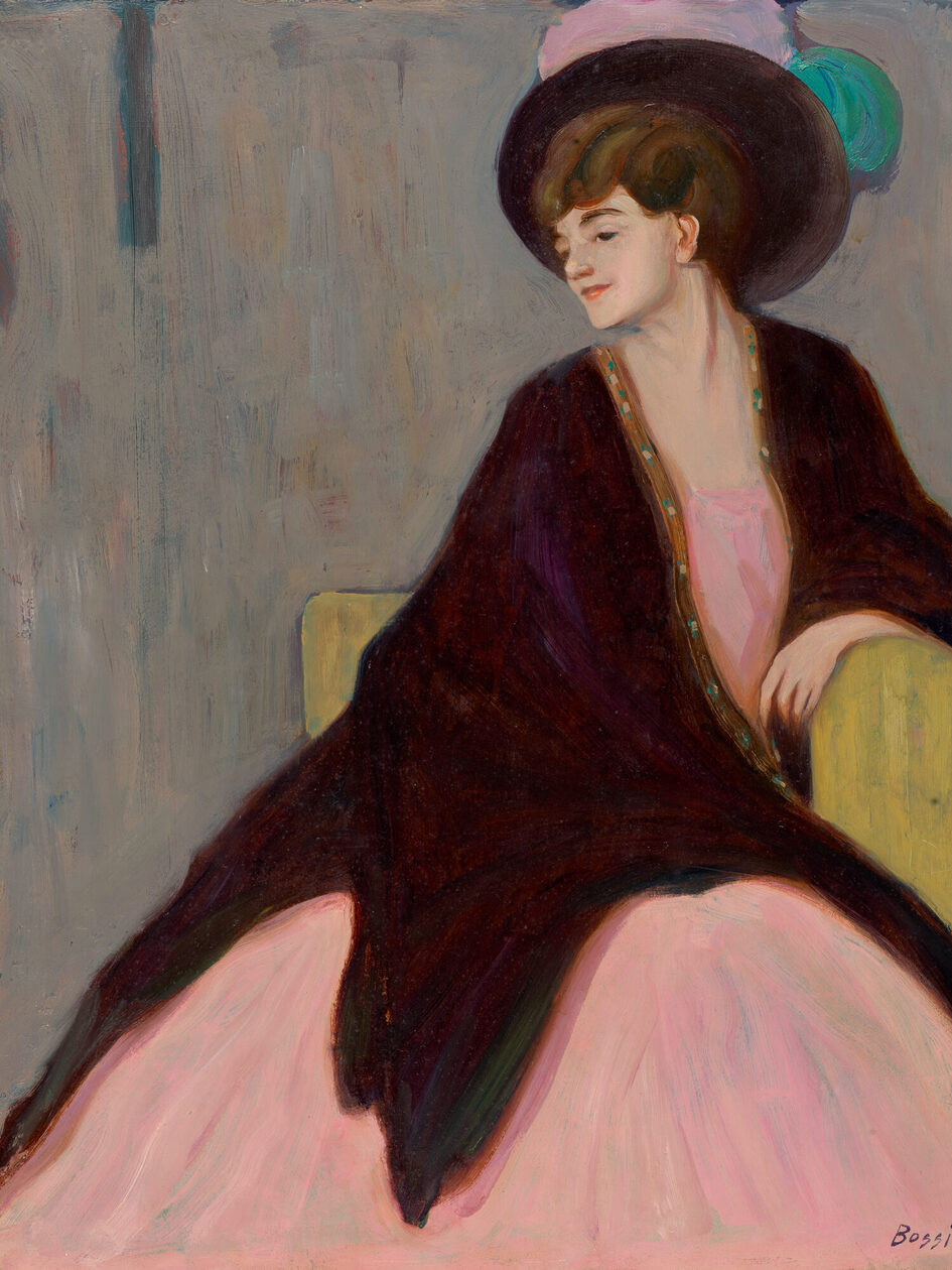 Painting of an elegant woman