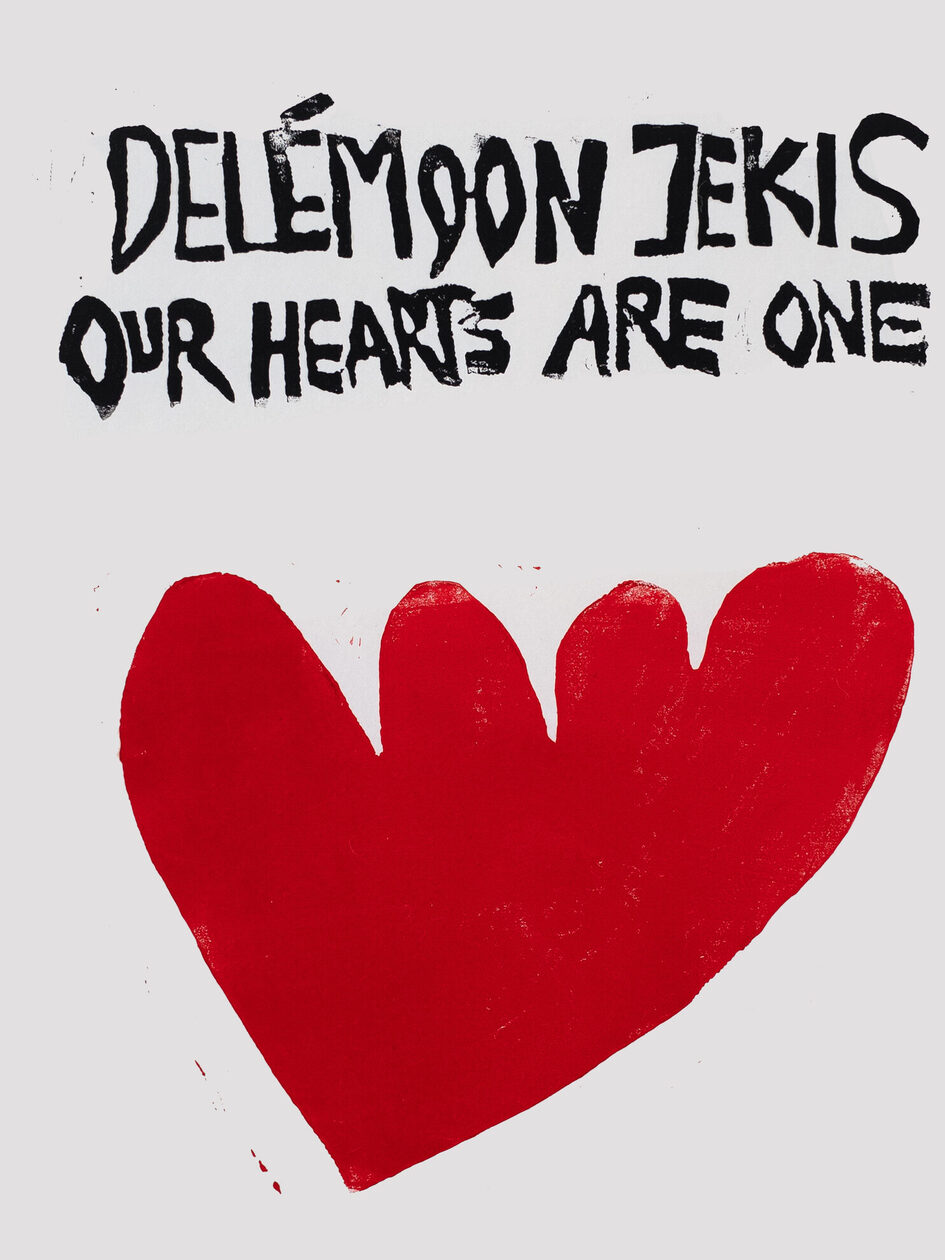 Poster with heart