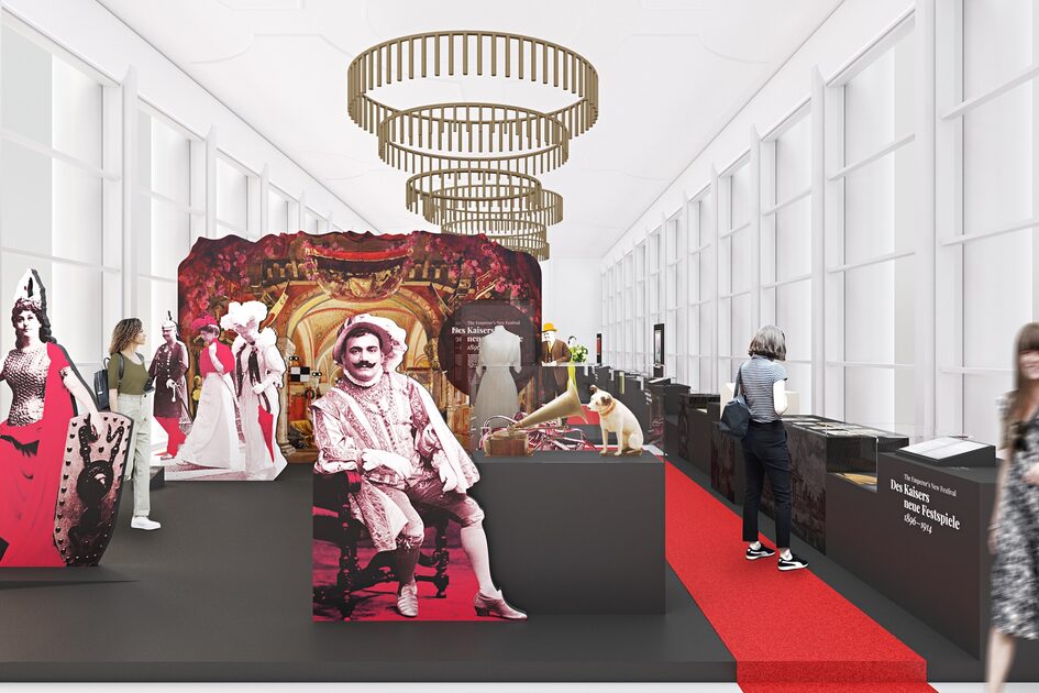 Blick in die Ausstellungsfläche