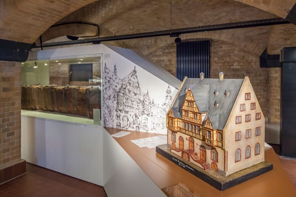 Model des Alten Rathauses im Stadtmuseum