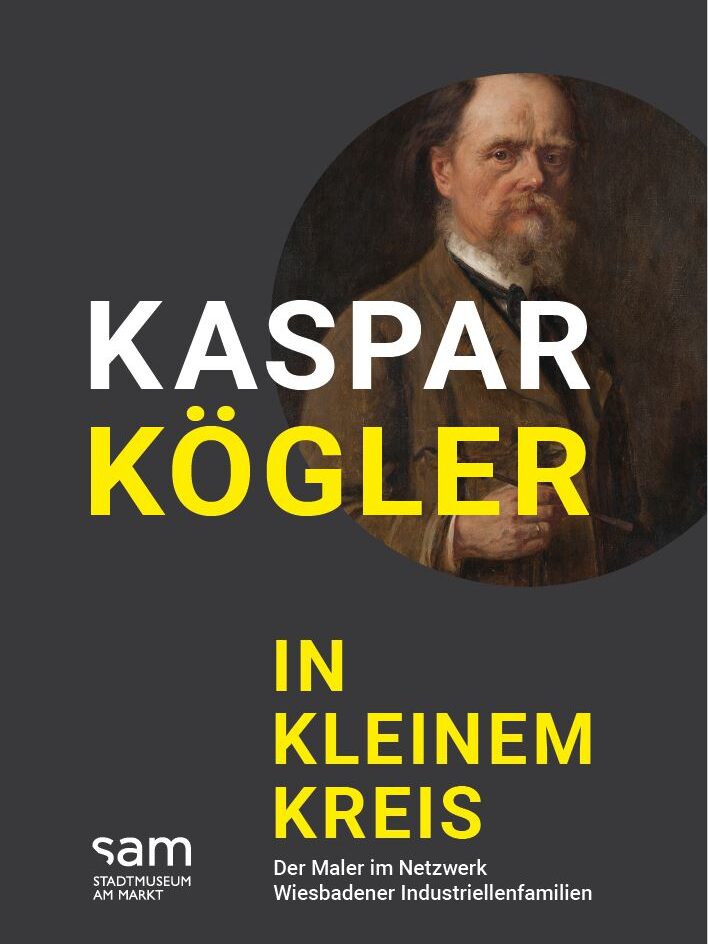 Umschlaggestaltung des Katalogs mit Porträt Kaspar Köglers