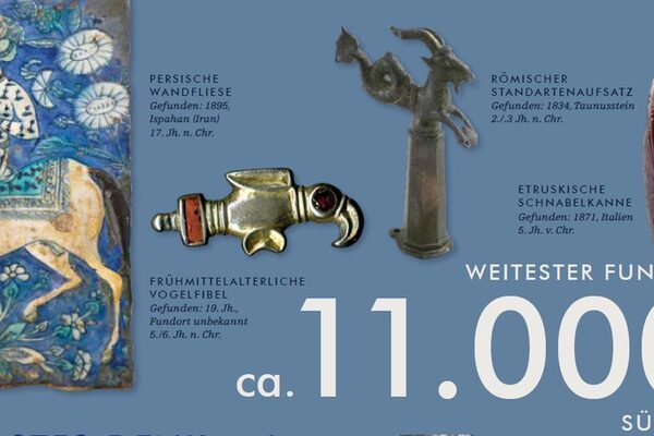 A selection of objects from the Nassau Antiquities Collection
