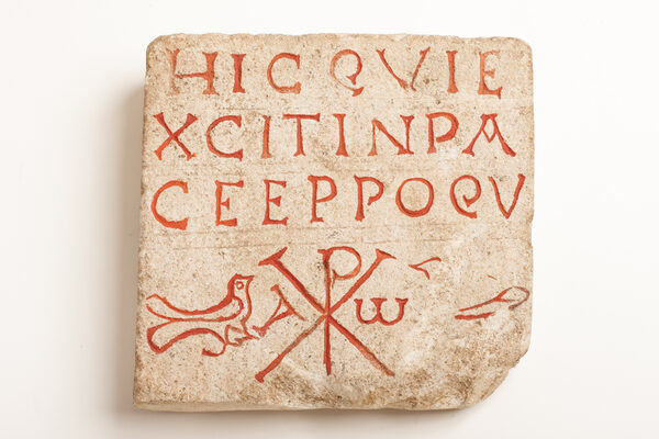 Early Christian gravestone