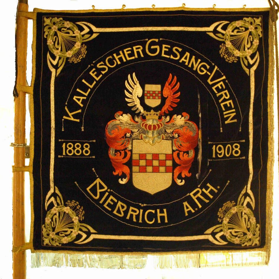 Fahne des 1888 gegründeten Kalleschen Gesang-Vereins