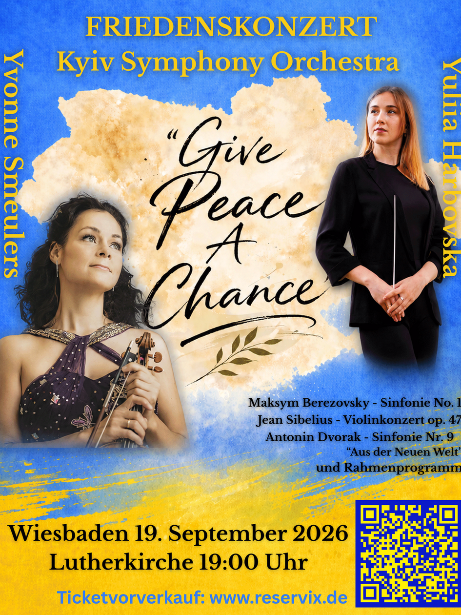 Plakat mit zwei Frauen, Schrift und einer Landkarte.