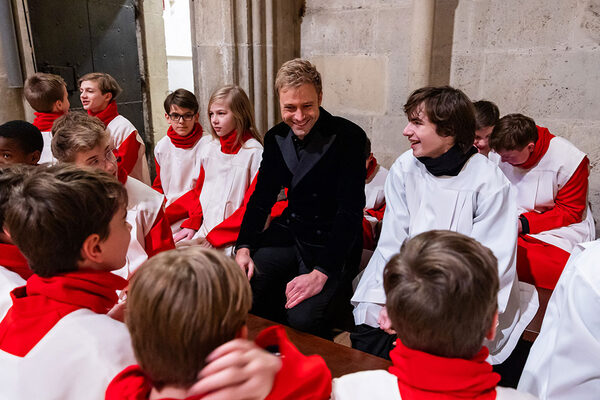 Chœur de la cathédrale de Ratisbonne en robe