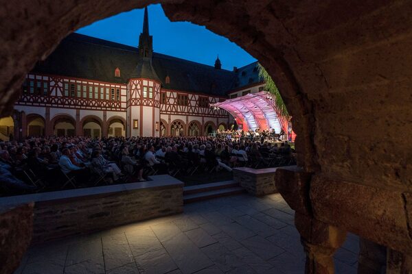 Blick ins Publikum beim Konzert Kloster Eberbach