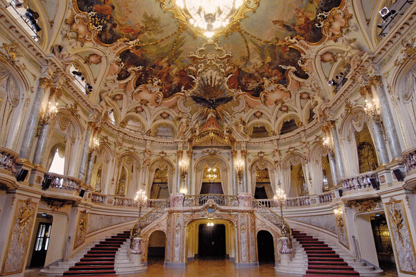 View of the baroque foyer
