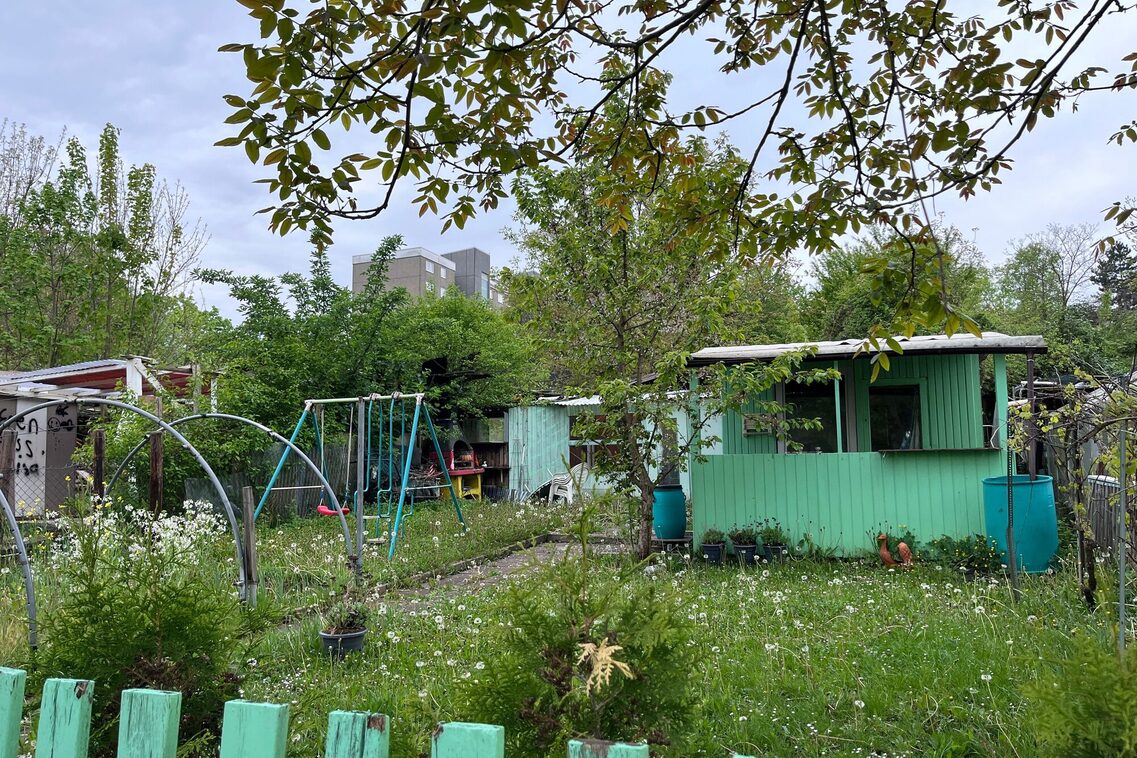 Schrebergartenhäuschen