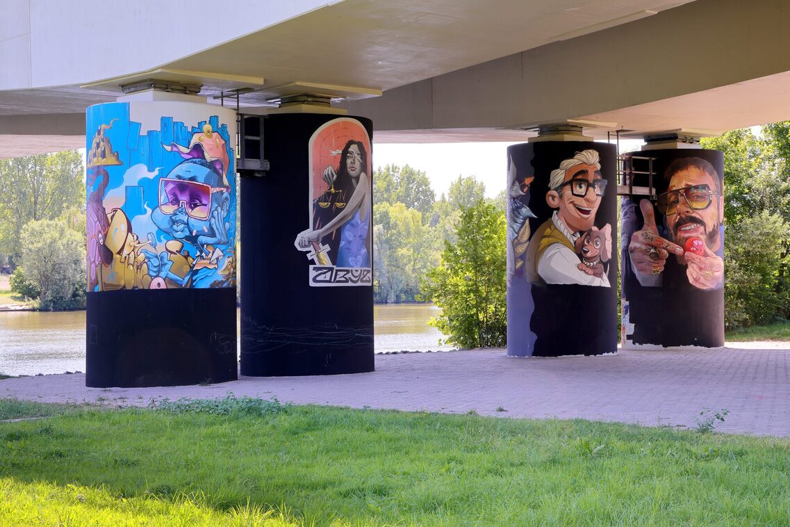 Street Art unter der Brücke