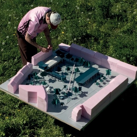Ein Bild von einem Architekturmodell