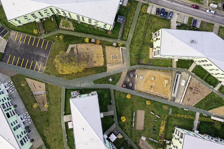 Diseño de parque infantil en Buchenheimer Weg, Colonia.