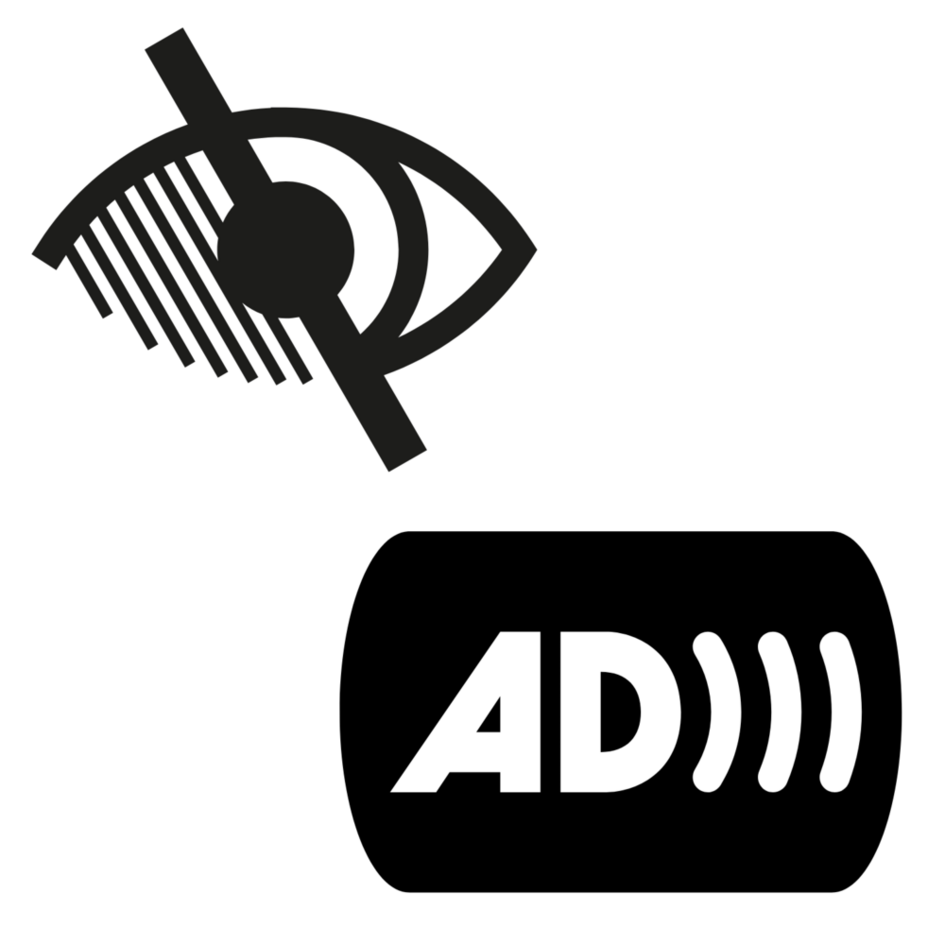 Icons für Sehbeeinträchtigung und Audiodeskription