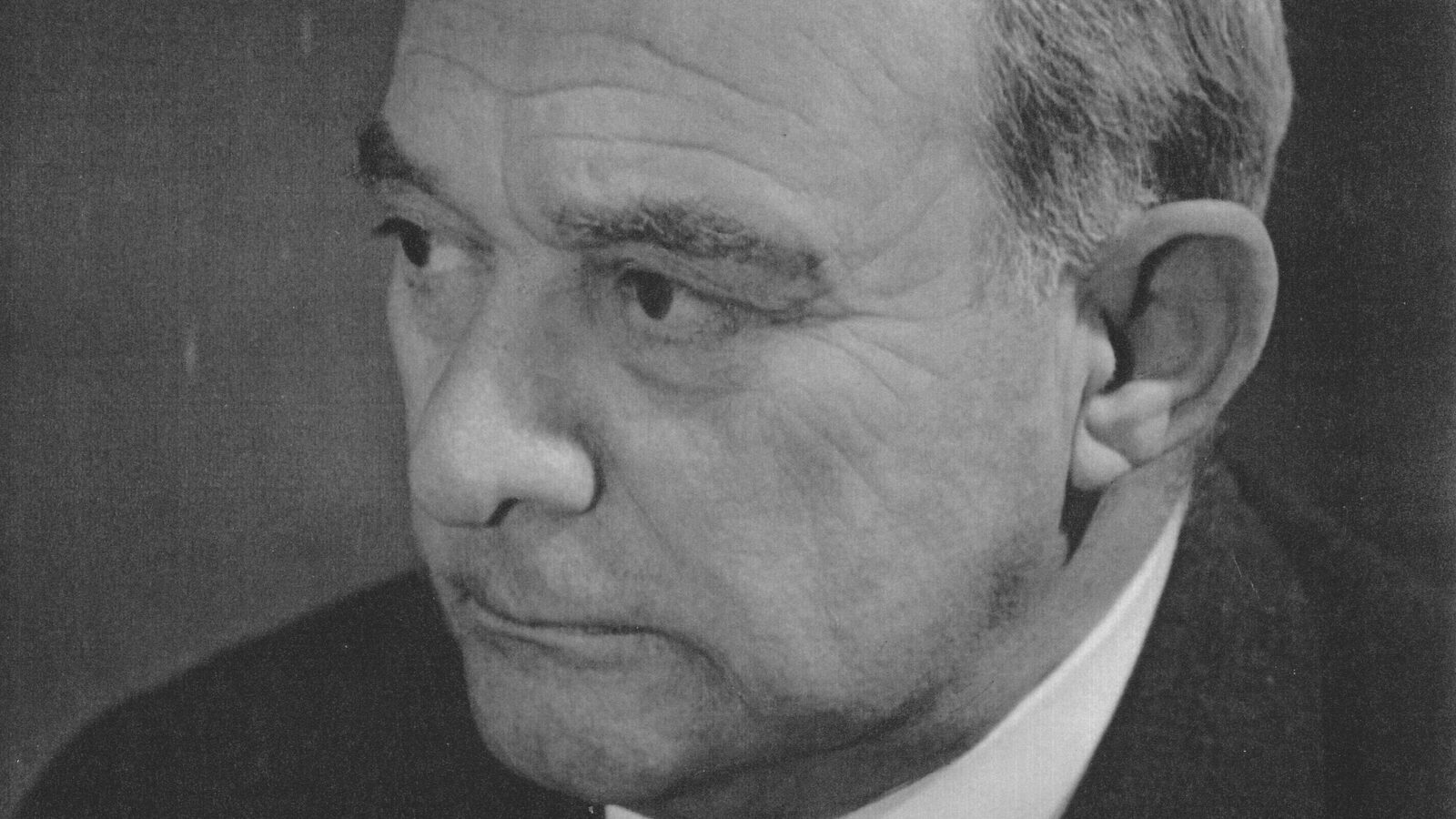 Helmuth Plessner, Porträt in Schwarz-weiß