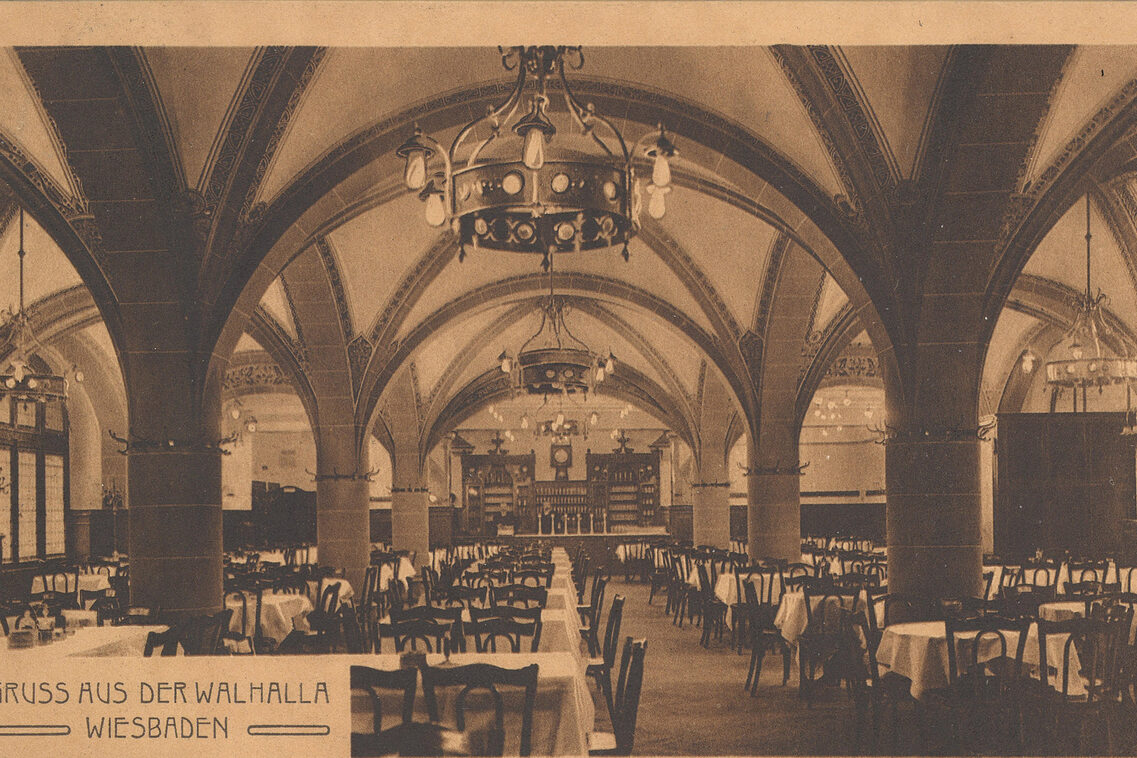 Historische Karte Walhalla Saal.