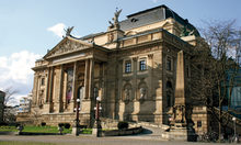 Das Hessische Staatstheater in Wiesbaden.