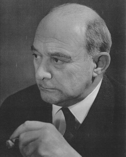 Helmuth Plessner um das Jahr 1956 in Göttingen.