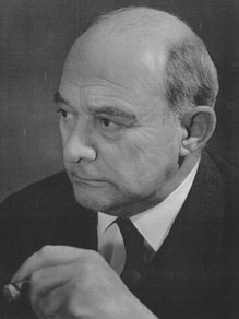 Helmuth Plessner um das Jahr 1956 in Göttingen.