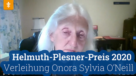 Der Wiesbadener Helmuth-Plessner-Preis 2020 geht an Onora Sylvia O’Neill.