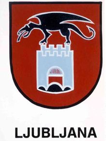 Wappen der Stadt Ljubljana